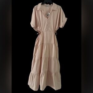 Paper Crane Collared Cut Out
Midi/Maxi Dress NWT